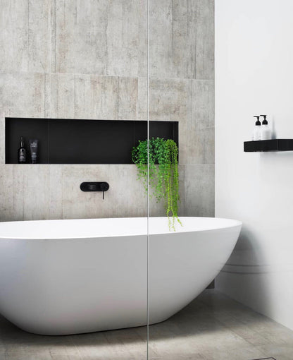 Jolanda Medium Size Egg-shaped Stone Bath - 1600mm - ST03 1600