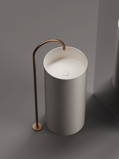 Round Classic Freestanding Pedestal Basin 850mm - CSB83A 850-450