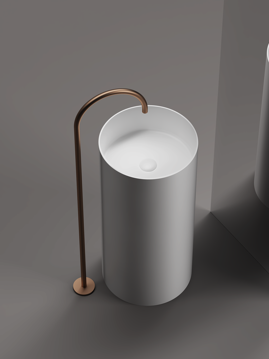 Round Classic Freestanding Pedestal Basin 850mm - CSB83A 850-400