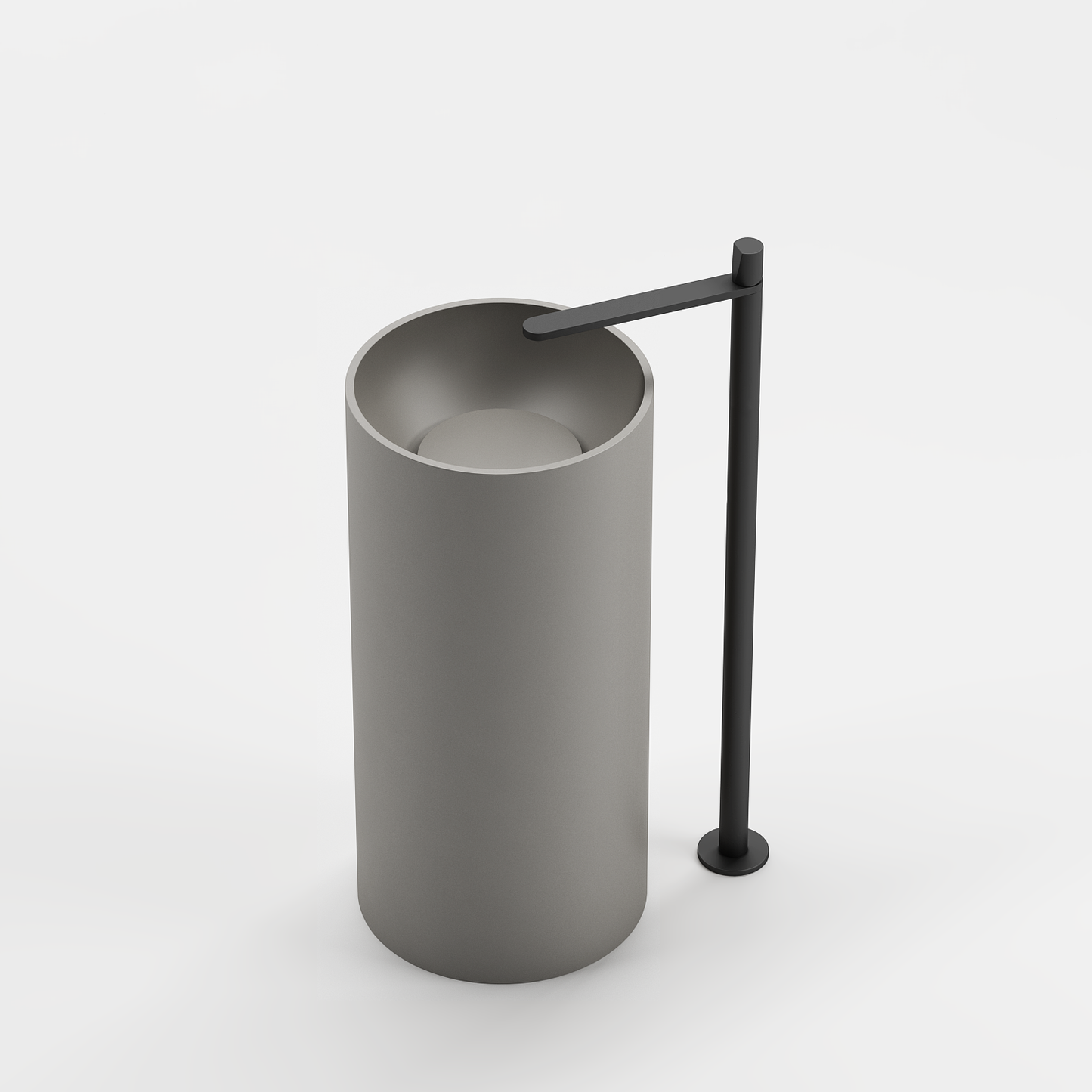 Round Classic Freestanding Pedestal Basin 850mm - CSB83B 850-400