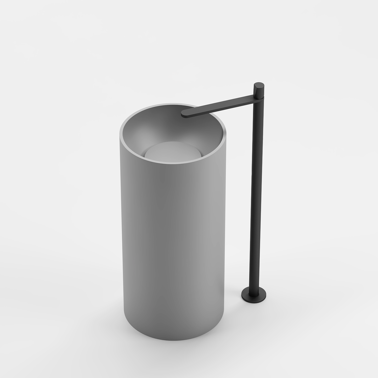 Round Classic Freestanding Pedestal Basin 850mm - CSB83B 850-400