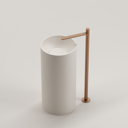 Round Classic Freestanding Pedestal Basin 850mm - CSB83B 850-400