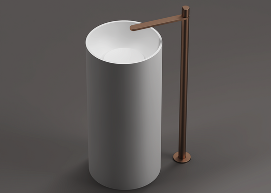 Round Classic Freestanding Pedestal Basin 850mm - CSB83B 850-500