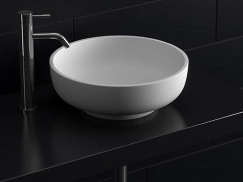 Silvia round Stone Basin