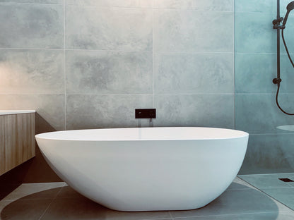 Toka Lite Jolanda Egg-Shaped Stone Bath - 1800mm - ST03 1800