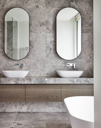 Toka Lite Justina Matte White Stone Basin - 600mm - STB12