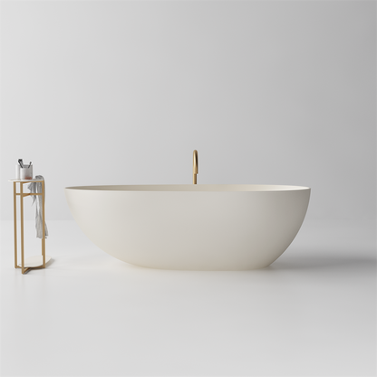 Jolanda Classic Egg-shaped Stone Bath - 1400mm - ST03 1400
