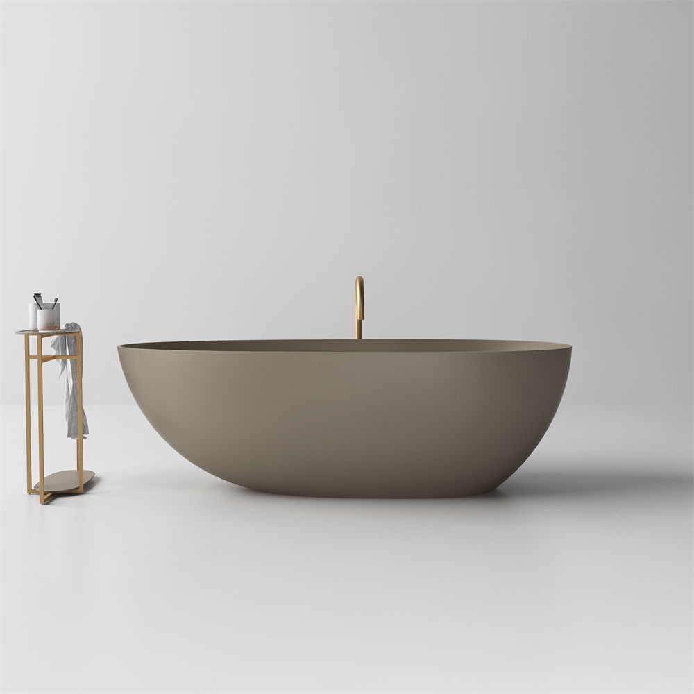 Toka Lite Jolanda Egg-Shaped Stone Bath - 1800mm - ST03 1800