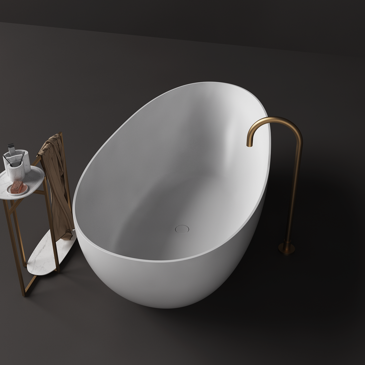 Slimline Jolanda Medium Egg Shape - 1600mm - ST03 1600 T