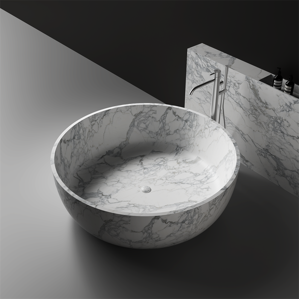 Silvia Round Stone Bath - 1500mm - ST13 1500