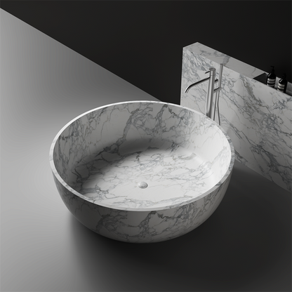 Silvia Round Stone Bath - 1500mm - ST13 1500