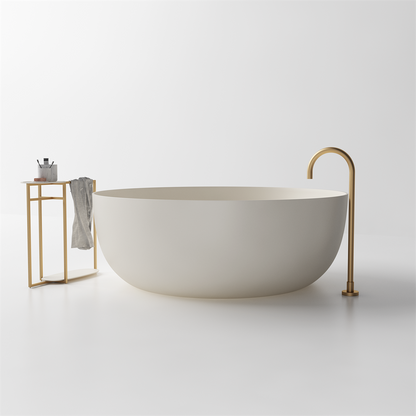 Silvia Small Round Stone Bath - 1200mm - ST13 1200