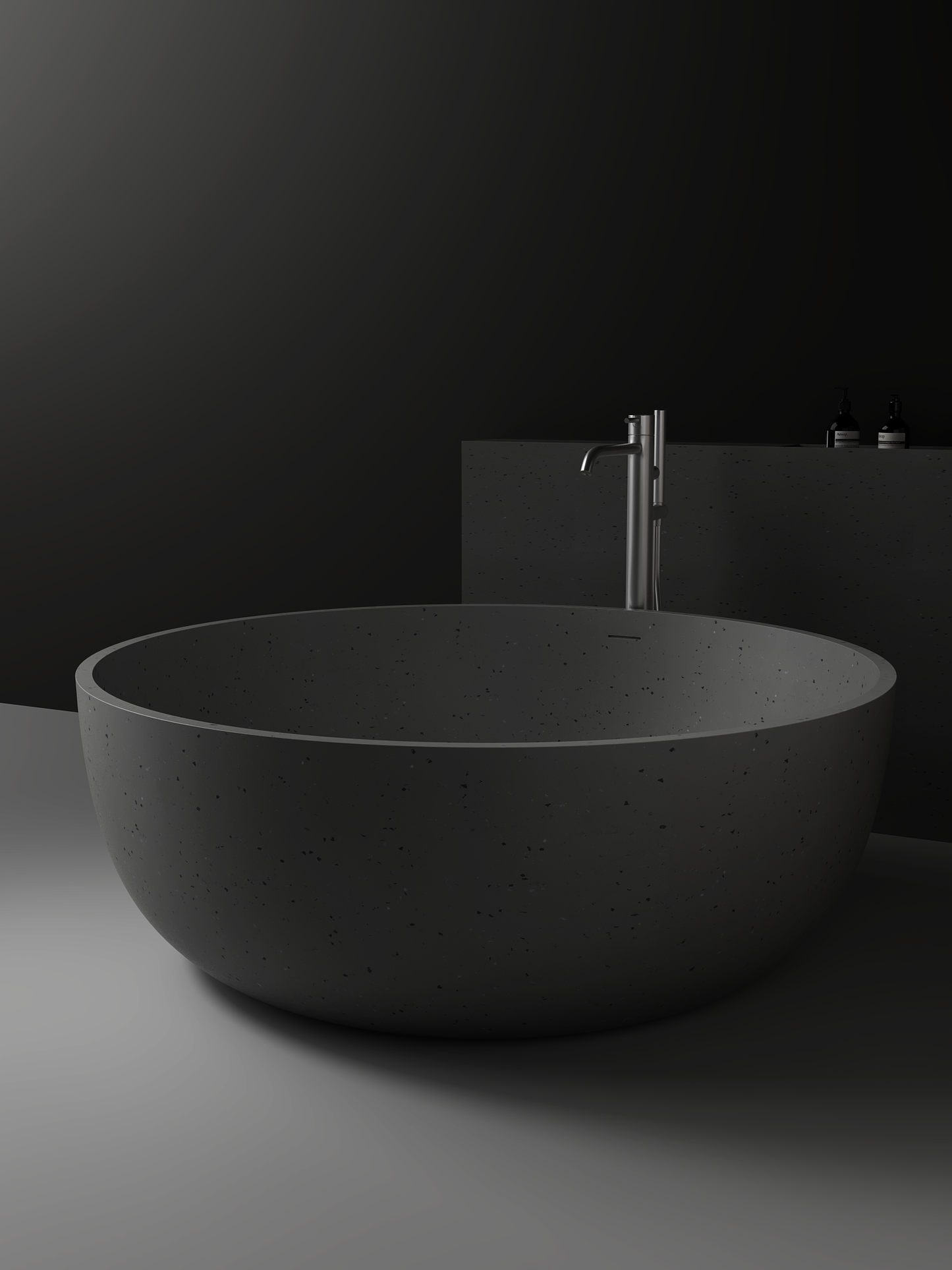 Silvia Small Round Stone Bath - 1200mm - ST13 1200