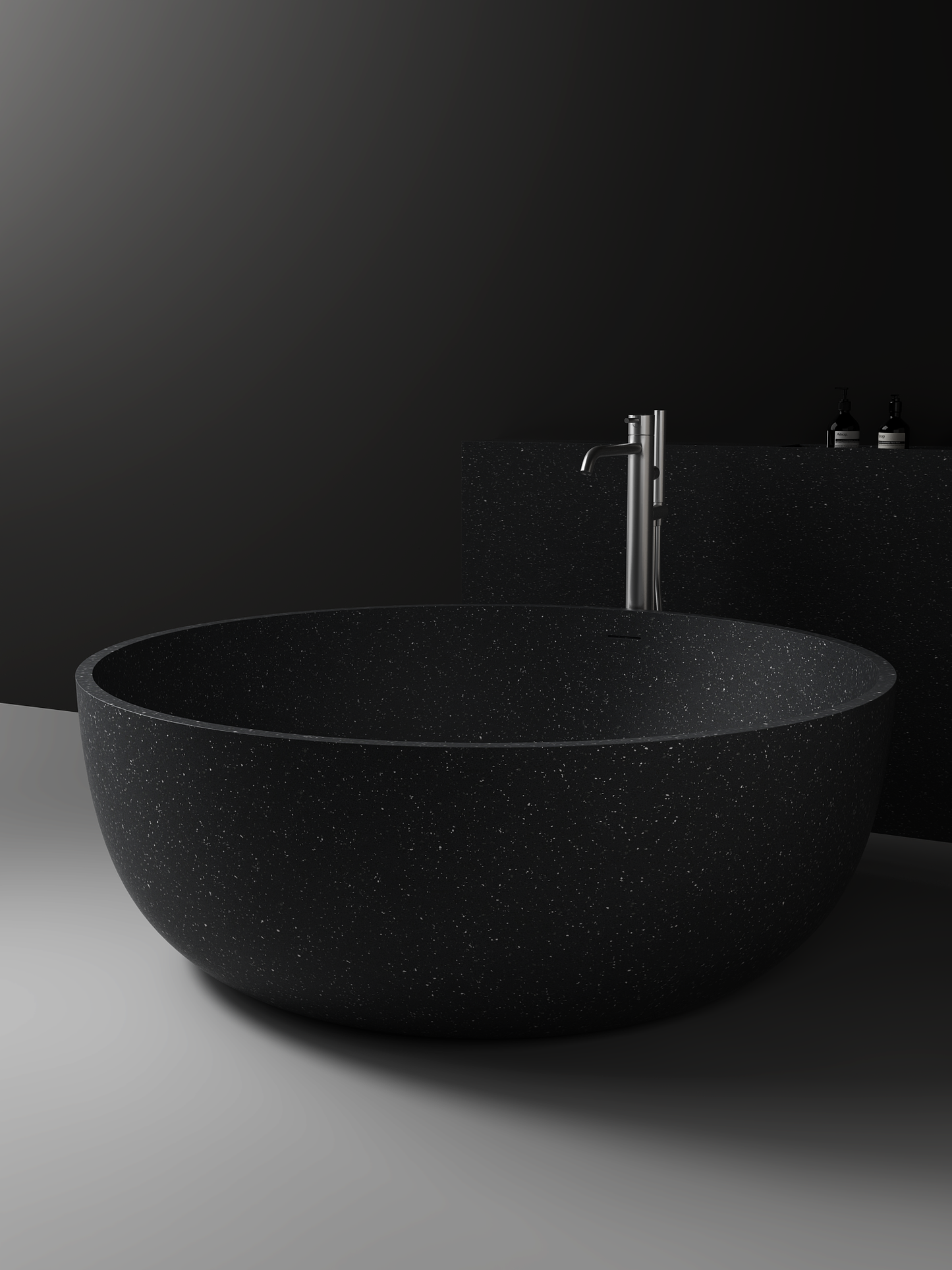 Silvia Small Round Stone Bath - 1200mm - ST13 1200