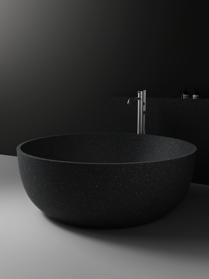 Silvia Small Round Stone Bath - 1200mm - ST13 1200