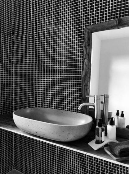 Counter top stone basin