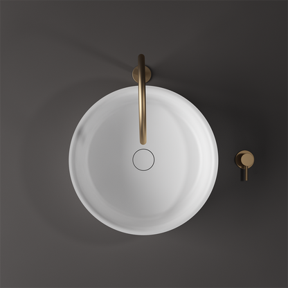 Toka Lite Venus Fluted Round Bowl Basin - Circular - 430mm - STB86-2